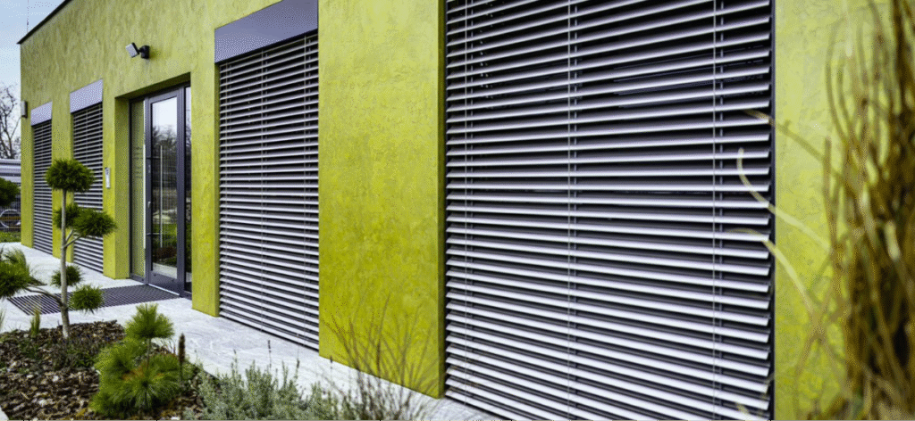 Żaluzje fasadowe